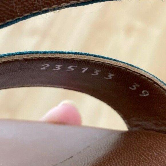 **SALE**GUCCI~RARE~SHERRY LINE~ZIPPERED DESIGN HEELS - Picture 2 of 10